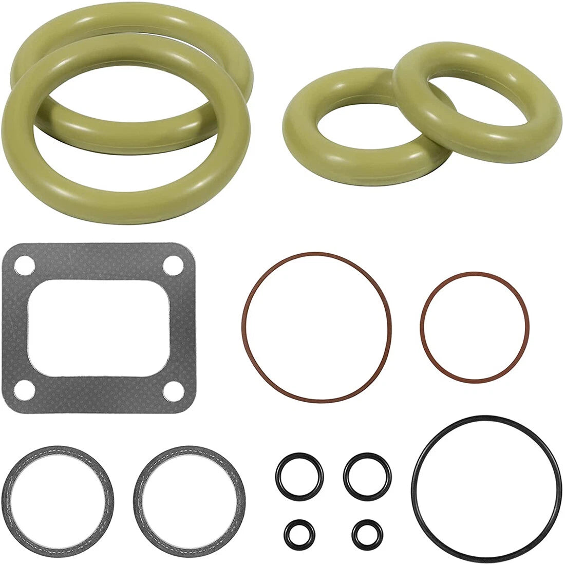 Turbo Pedestal O-rings Seal Kit + Base Gasket Set for Ford 7.3L Powerstroke (1994–2003)