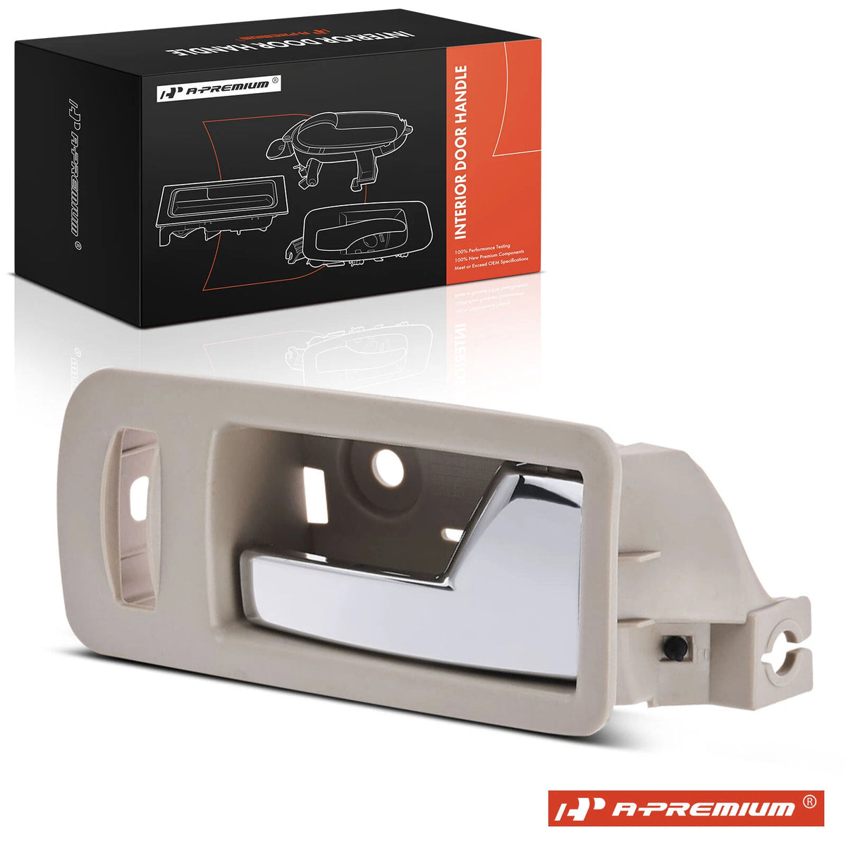 Front Right Plastic Interior Door Handle for Ford Mustang (2010–2014) AR3Z6322600DA, AR3Z6322600AA, 90894