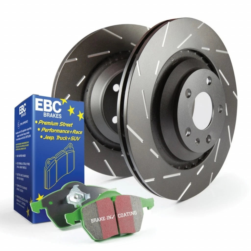 EBC S2 Greenstuff Front Brake Kit for Scion tC (2005–2010) TLX-ebcS2KF1092-CL360A71