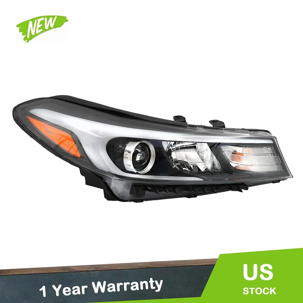 Right Side Halogen Clear Headlight for Kia Forte (2017-2018)