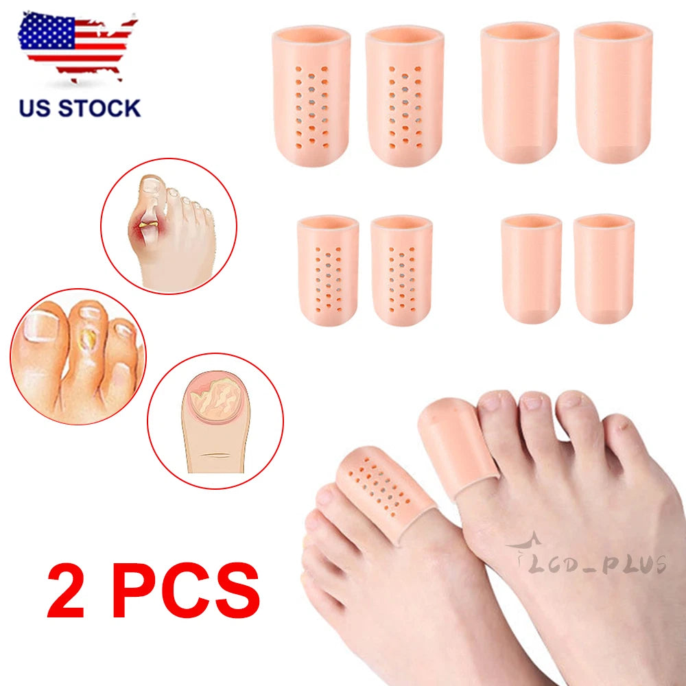 1 Pair Silicone Toe Protector for Corn Callus