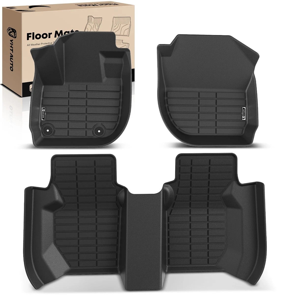 Floor Mats Set of 3 for Honda Fit (2014–2020) 18089803