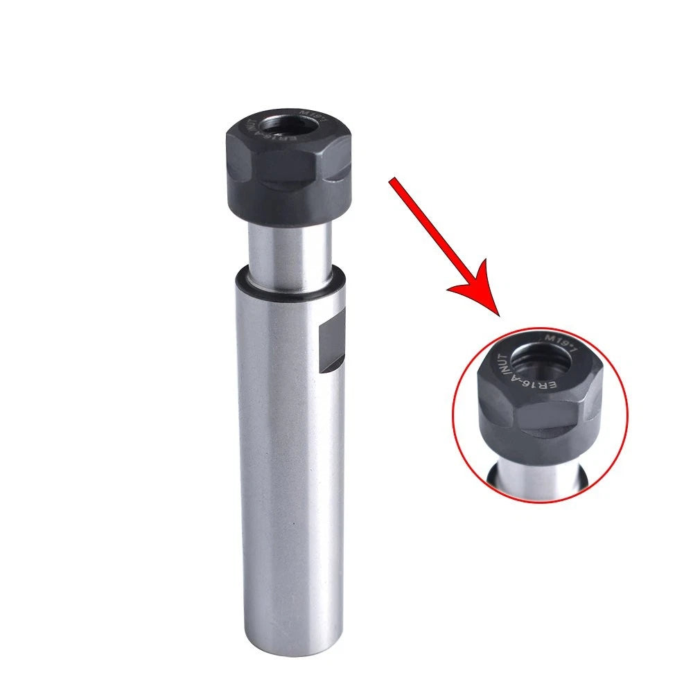 1" Straight Shank Tool Holder C1 ER16 100L for CNC Milling Lathe
