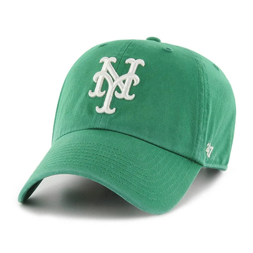 Clean Up Dad Hat for New York Mets - Kelly Green