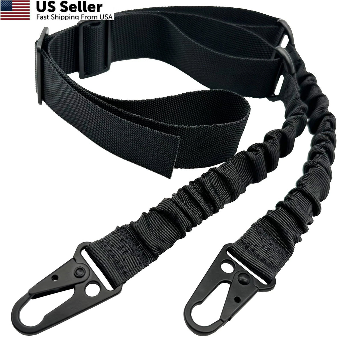 2X DDOUT 2 Point Rifle Sling with HK Hook for Gun and AR Strap (1-Pack)