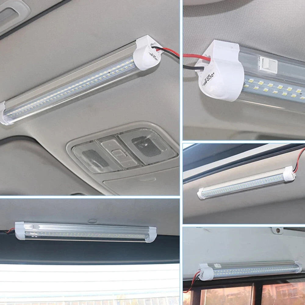 72 LED Strip Light for 12V-24V Vehicles (No Specific Years)