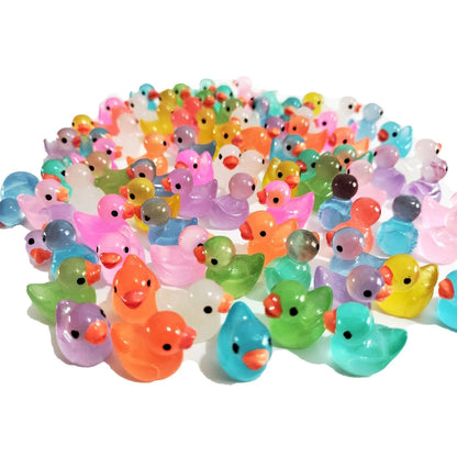 60 Pcs Mini Resin Ducks for