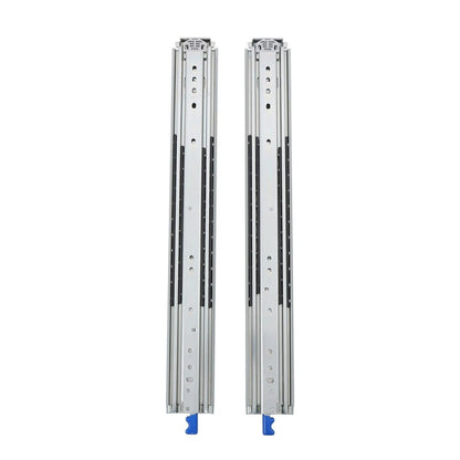 1 Pair Locking Drawer Slides for Universal Use (24 Inch, 500 lbs Capacity)