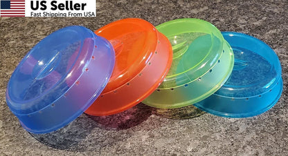 4 Pack Microwave Plate Bowl Splatter Cover for Kitchen Use