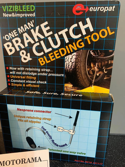 1 Man Brake & Clutch Bleeding Tool for Various Vehicles (vb1)