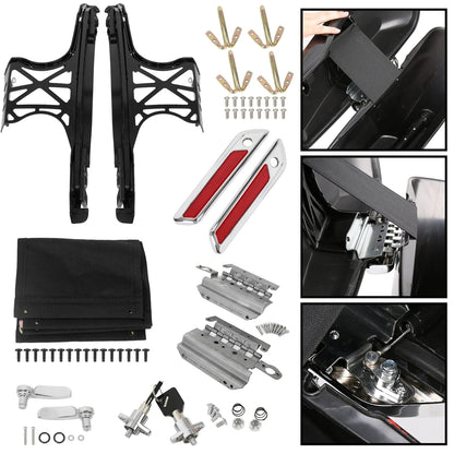 Saddlebag Lock Hinge Hardware Kit for Harley FLHT Touring 2014-2024