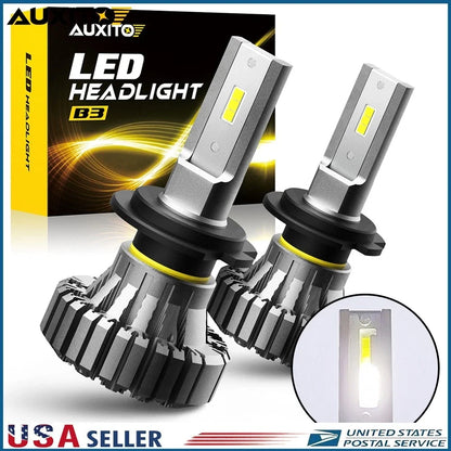 6500K Super White H7 LED Headlight Bulb Kit