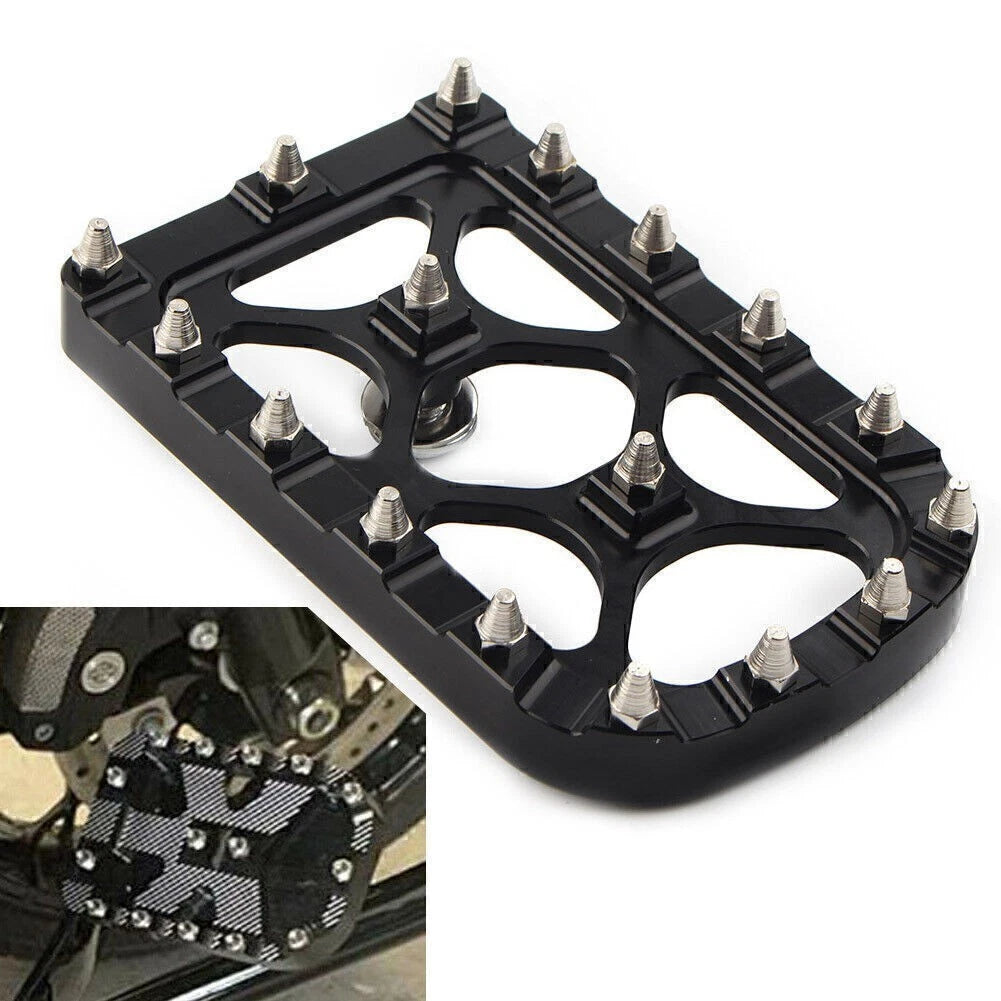 CNC MX Style Brake Pedal Large Pad Cover for Harley Touring Road King Softail