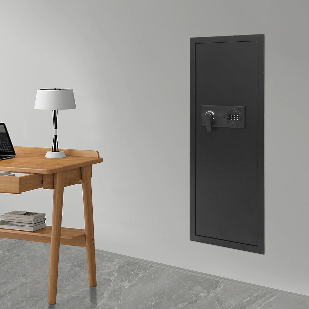 Fireproof Hidden Lock Wall Safe for Home Security