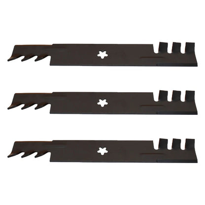 3X High Lift Mower Blades for Husqvarna EZ 4824 52" (Fits 5221)