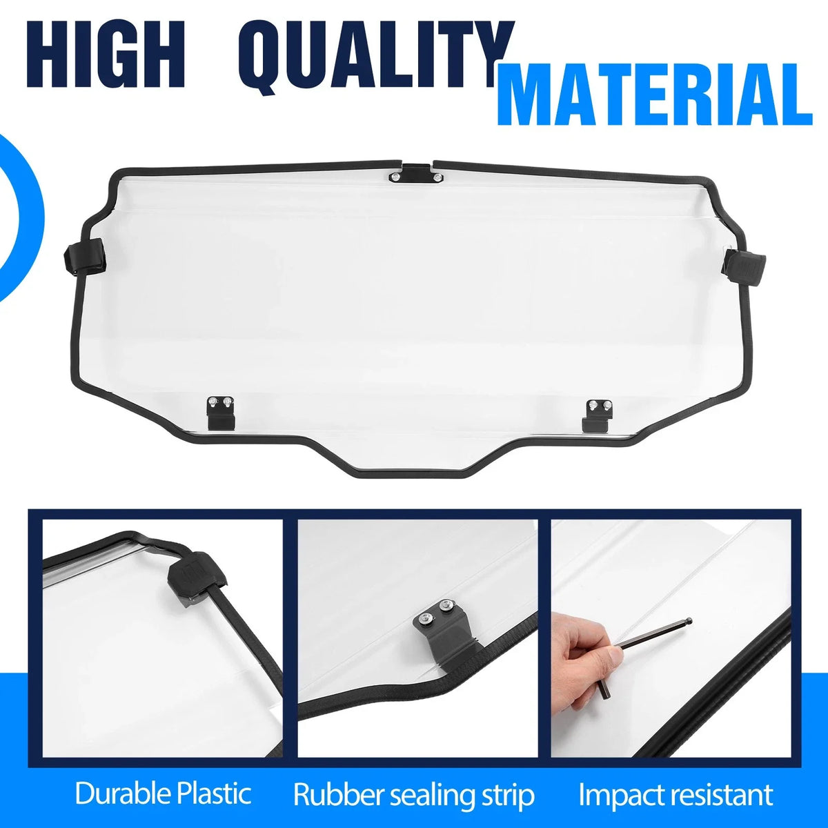 Rear Windshield for Honda Talon 1000X-4 Clear (2020-2023)