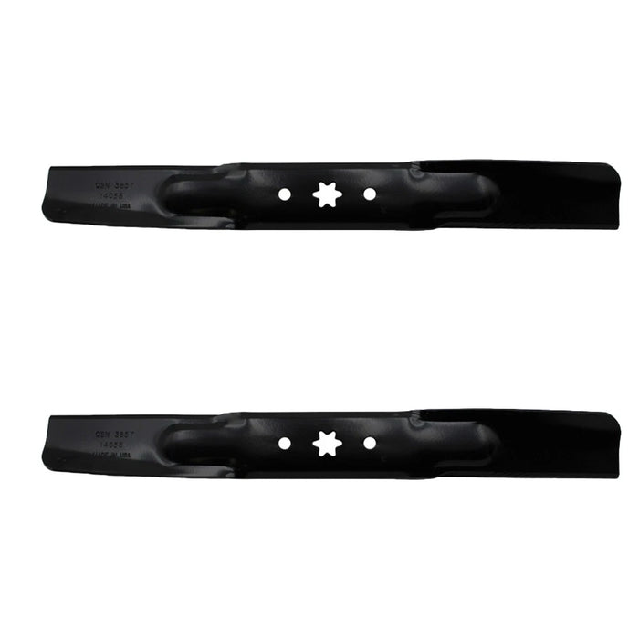 (2) 942-04308 Blades for Troy Bilt Bronco Pony Colt XP (42" Deck)