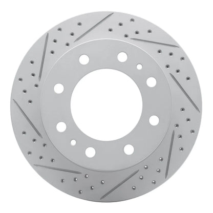 Drilled and Slotted Brake Rotor for Chevy Silverado 2500 HD (2001–2010) ALX-PAU-DF-830-48051L-CLA2