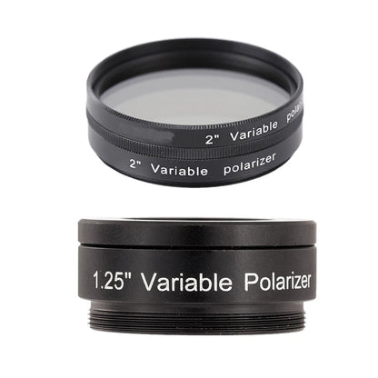 Variable Polarizing Filter Lens for Astronomical Telescope Eyepiece 1.25"/2"