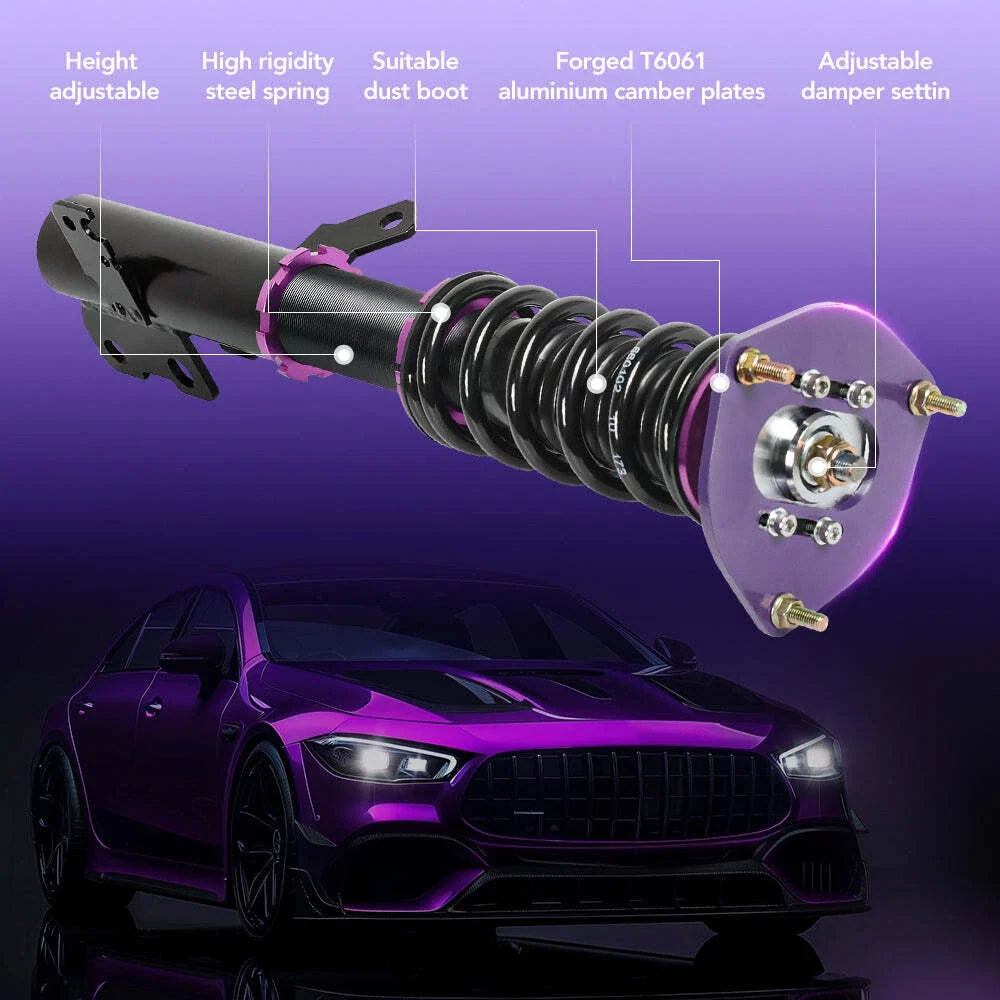Coilover Suspension System for Toyota Corolla (2003-2008) - Adjustable