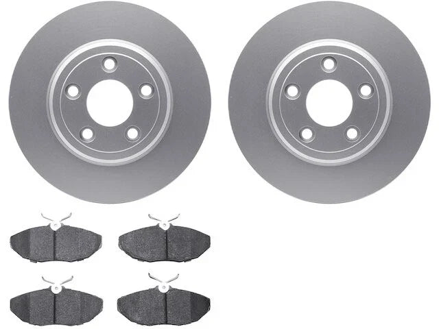Rear Brake Pad and Rotor Kit for Jaguar Vanden Plas (2004) YV354PN