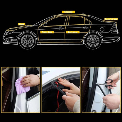 Windscreen Universal H Rubber Molding Seal Trim for 10 H Windows
