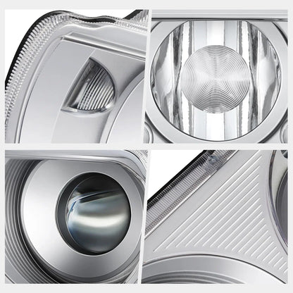 Chrome Projector Headlight Lamp Left Side for 2008–2014 Dodge Challenger
