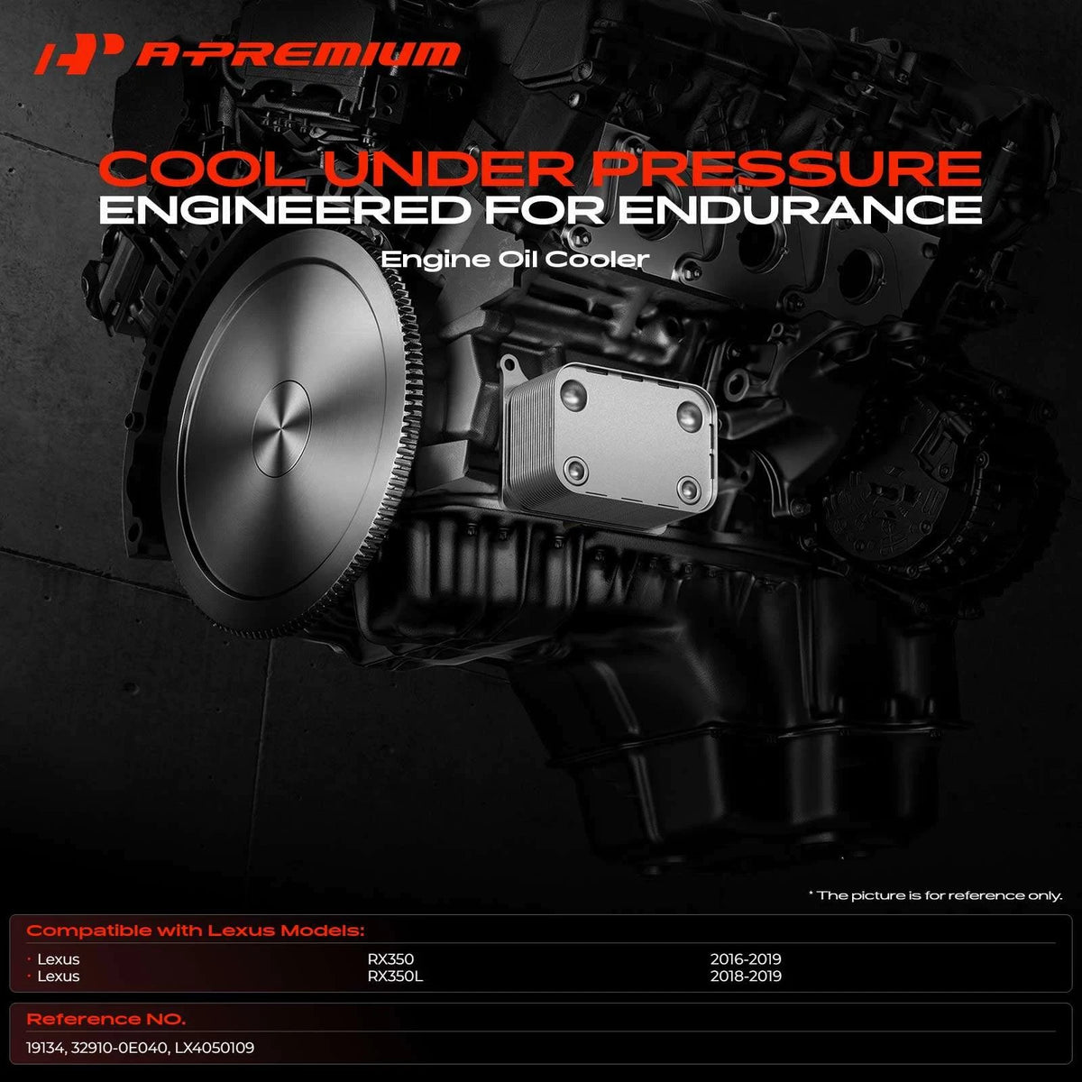 Automatic Transmission Oil Cooler for Lexus RX350 RX350L (2016–2019) 32910-0E040, 329100E040, LX4050109, 19134