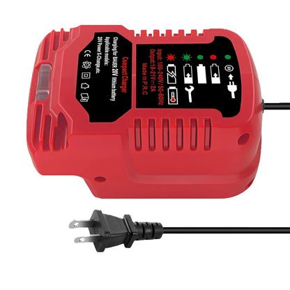 LED Indicator Battery Charger for Bauer 20V (Compact Replacement)