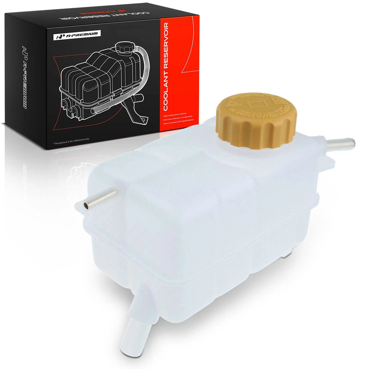 Front Engine Coolant Reservoir Bottle for Chevrolet Aveo (2004–2011) 96930818, 96815542, 95216944, 603-449