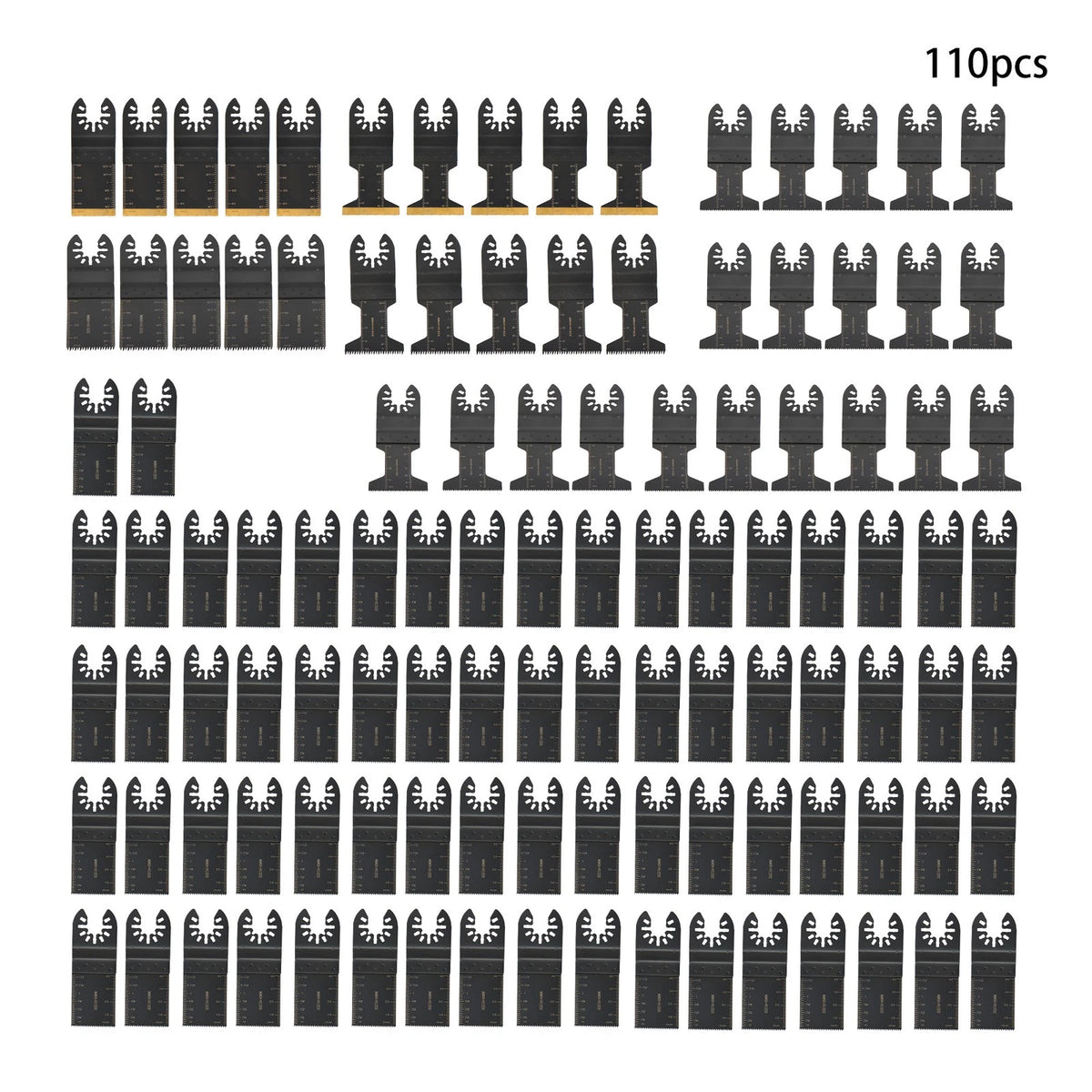 110-Piece Oscillating Saw Blades Set for Multi Tool (Universal)