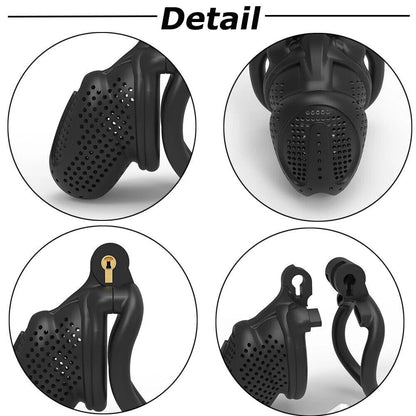 USA Male Chastity Device Bee-hive Design Breathable Lock Cage