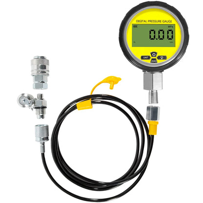 Digital Hydraulic Pressure Gauge Test Coupling Kit 700BAR/10000PSI