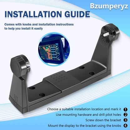 Gimbal Mounting Bracket with Knobs for Simrad GO9, NSS7 EVO3 (000-13702-001)
