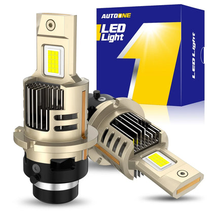 HID to LED Headlight Bulbs Conversion Kit D2S D2R 20000LM 200W