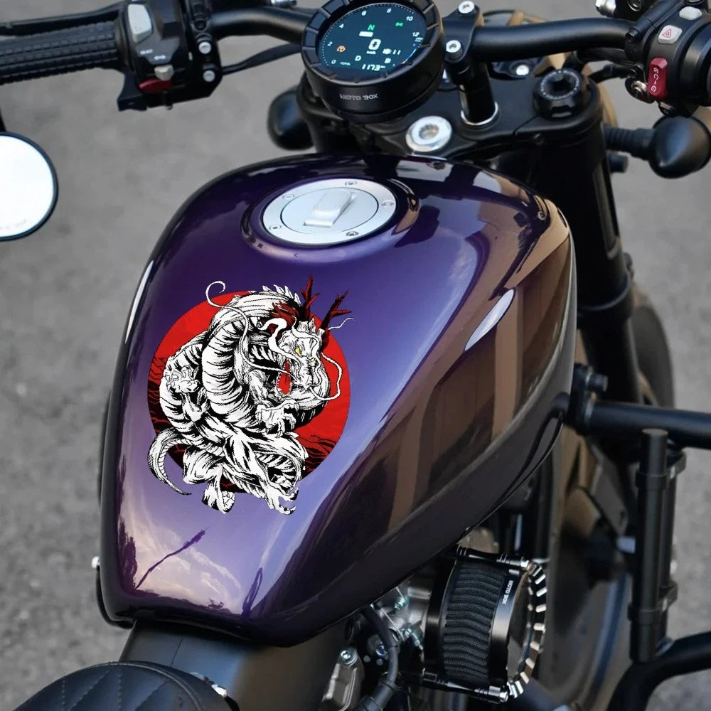 Fierce Dragon Sticker for Window Refrigerator (Waterproof)