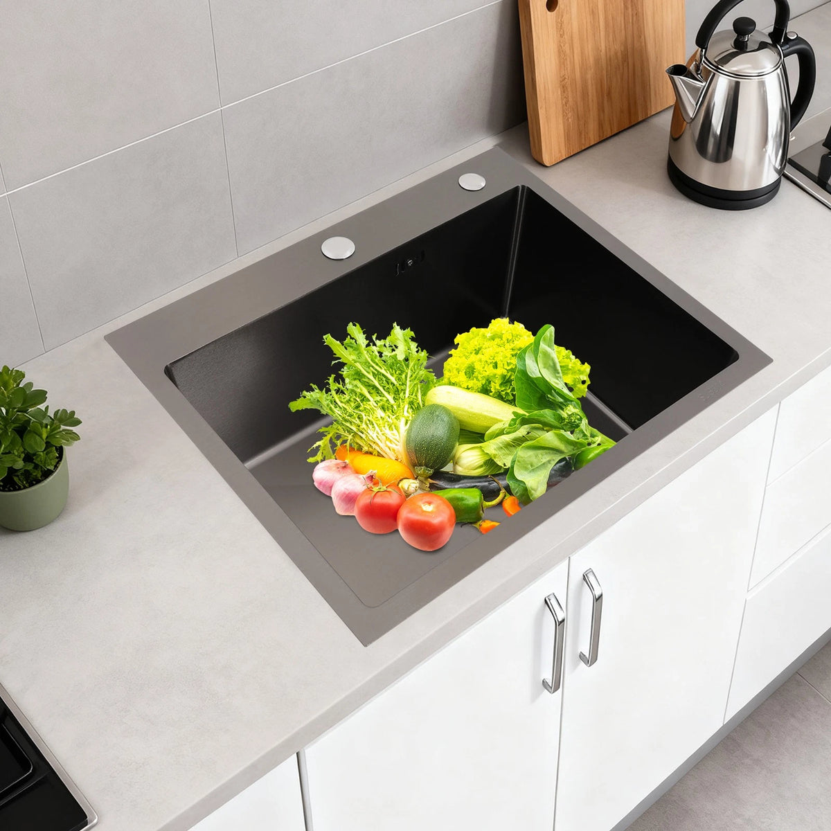 Rectangle Kitchen Sink 304 Stainless Steel 55x45x22cm