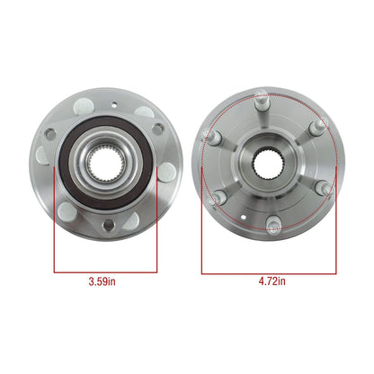 Front Wheel Bearing Hub for Saab 9-4X (2011) & Cadillac SRX (2010–2016) BCK42460K