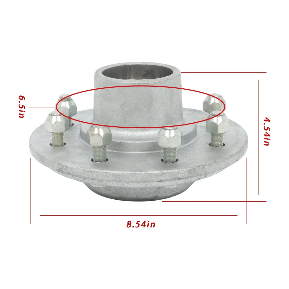 Trailer Galvanized Idler Hub for 42 Spindles (BCK39985K)