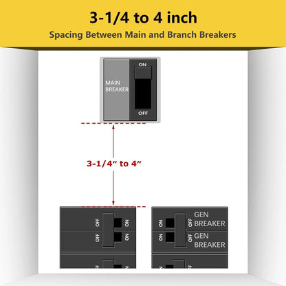 Generator Interlock Kit for Square D Vertical Main 150/200