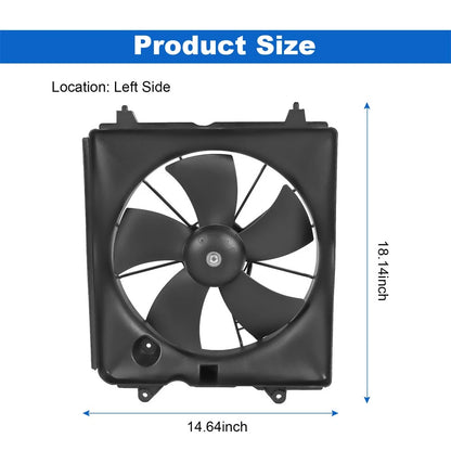 Set of 2 A/C Condenser Cooling Fans for Honda CR-V (2007–2009) HP89196