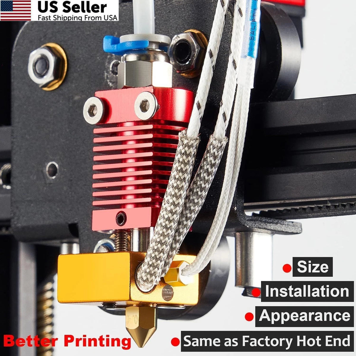 Ender 3 Hotend Upgrade for Creality Ender 3 (2018–2023)
