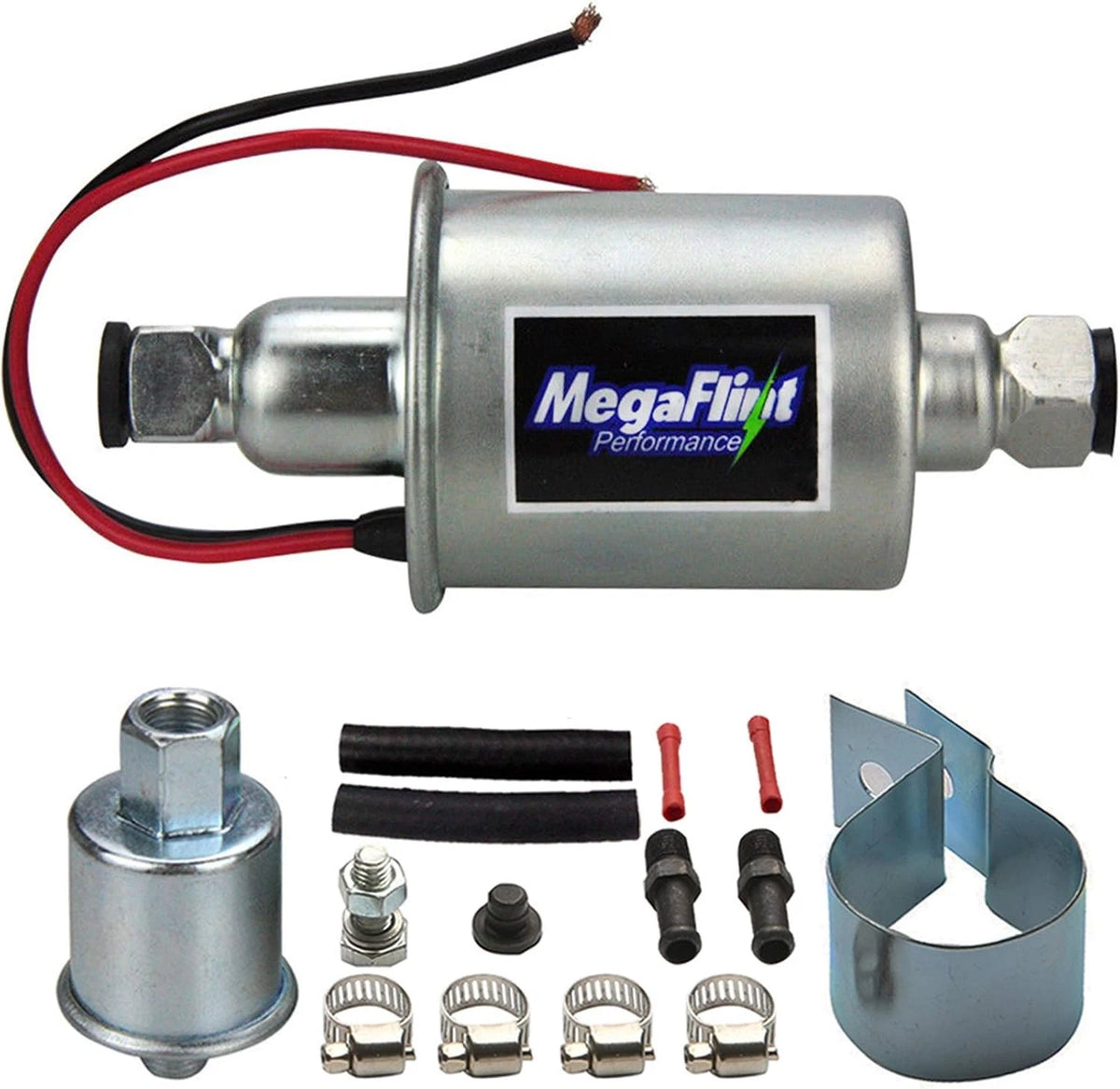 Inline Fuel Pump for Universal Applications (12V, Low Pressure 5-9 PSI)