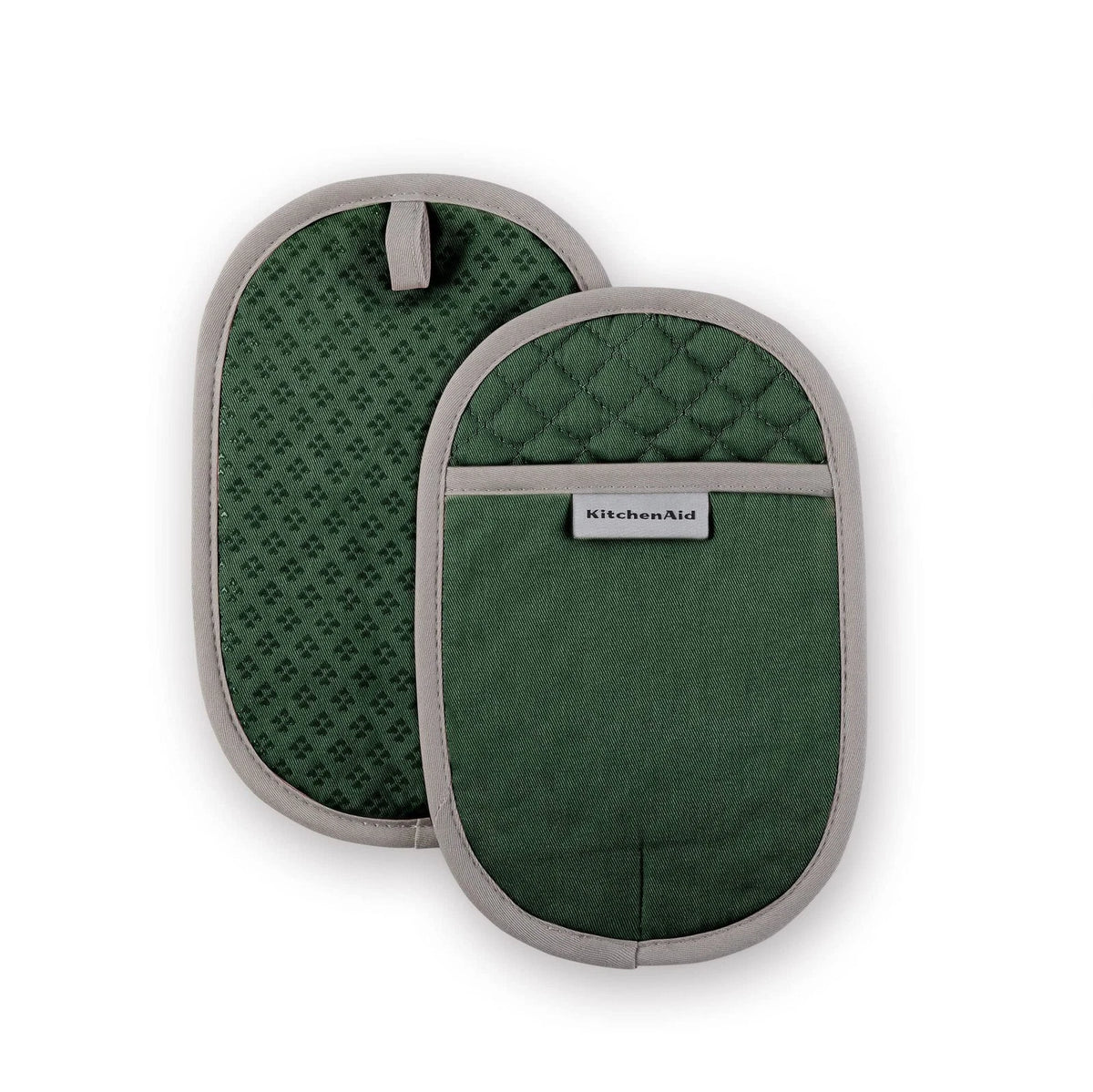 2X Pot Holder for KitchenAid Asteroid (6.5"x10", Dark Green)