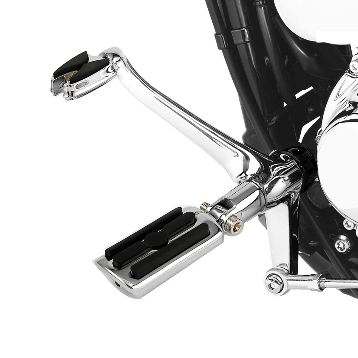 Forward Control Pegs Linkage Levers - Chrome for Harley Sportster 2004-2013