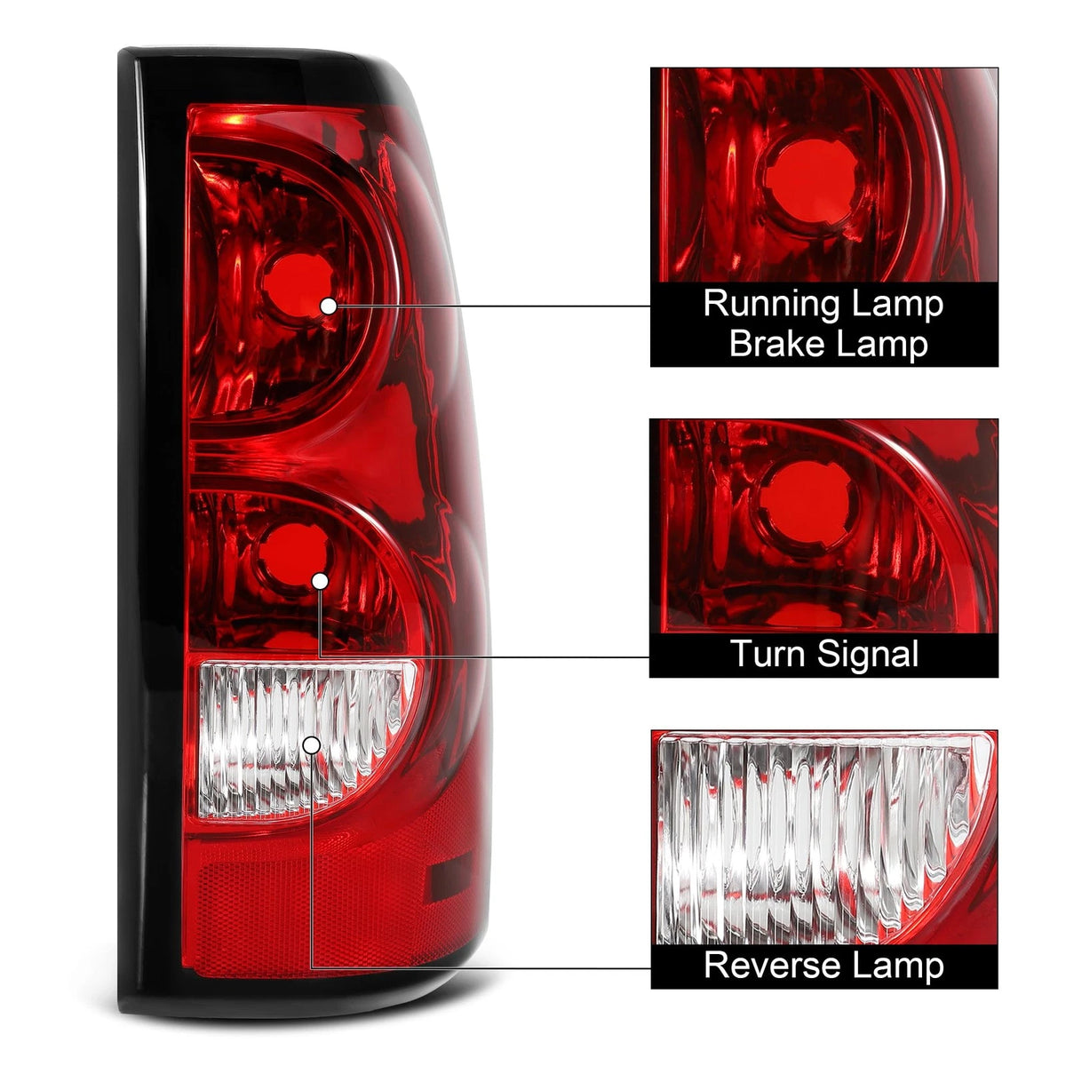 Tail Lights for Chevy Silverado (2003–2006)