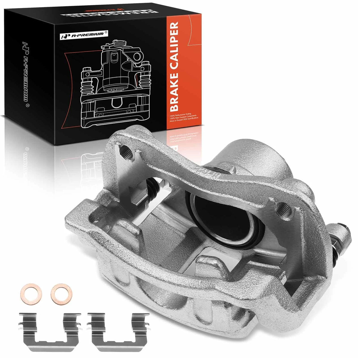 A-Premium Brake Caliper with Bracket Front Left for Hyundai Elantra (2011–2016) - 19B7354, 19-B7354
