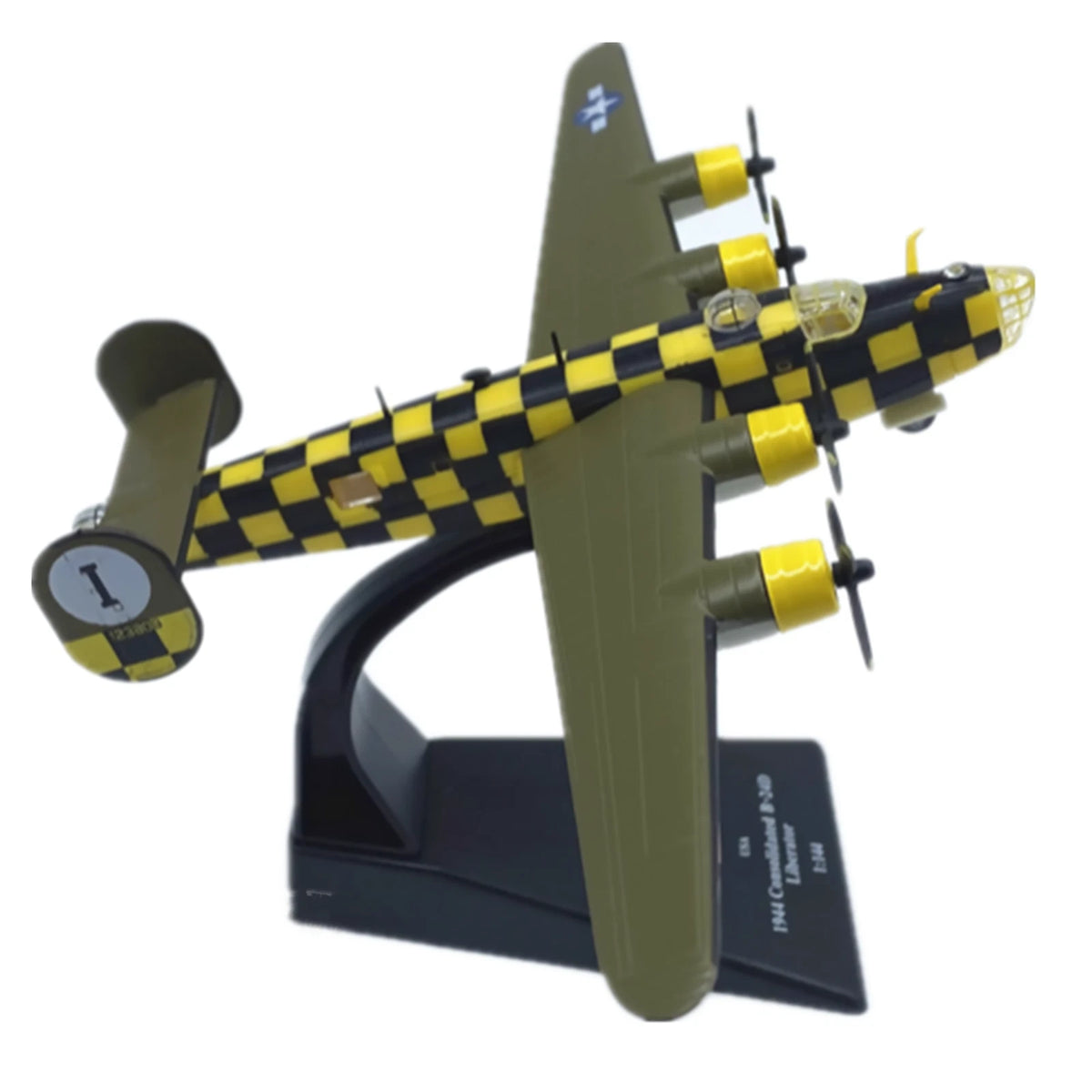 1/144 Scale B-24D Liberator Bomber Model for WWII Aircraft Display