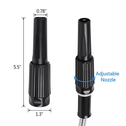 25 Ft Flexible Stainless Steel Water Pipe for Garden