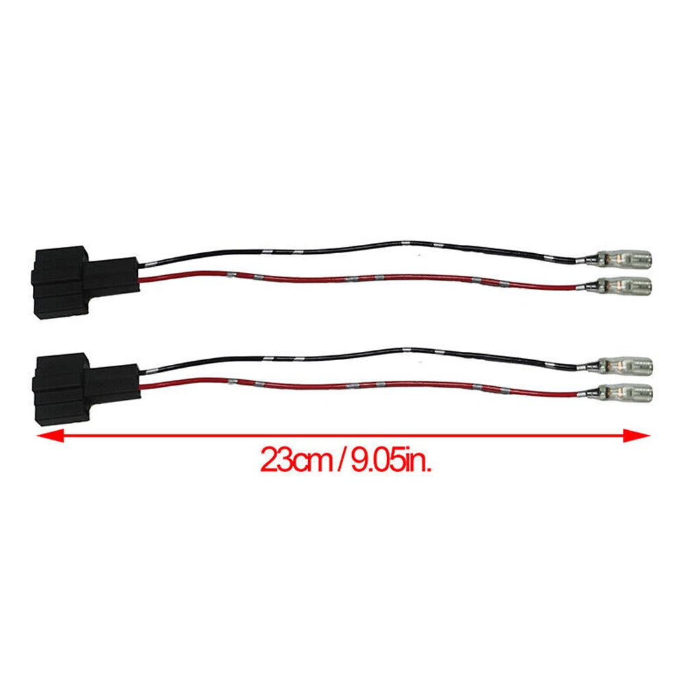 2Pcs Car Speaker Wire Harness Adapter Connector for Audi
